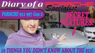 10 Things You Didn&#39;t Know About The Porsche 911! Learn Secret Features 997.2 Gen 2 Carrera GTS Turbo