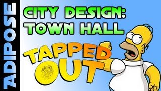 preview picture of video 'Simpsons Tapped out-Town Hall-City Design'