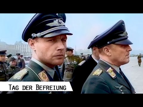 8. Mai 1945 - Kapitulation der Wehrmacht in Berlin (koloriert mit künstlicher Intelligenz)