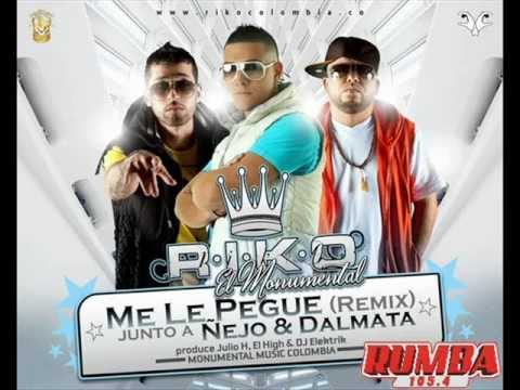 Me Le Pegue - Riko Feat. Ñejo & Dalmata (Original) (Letra) ★ REGGAETON 2012 ★