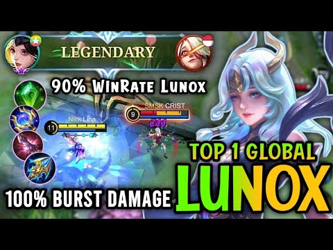 Lunox Best Build 2022!! 90% Win Rate - Top 1 Global Lunox Gameplay Build - Mobile Legends