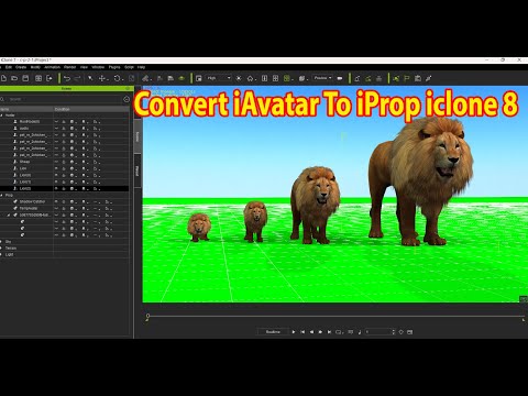 Convert iAvatar To iProp iclone 8 Character Creator 4 Blender - Converting Avatar to Prop