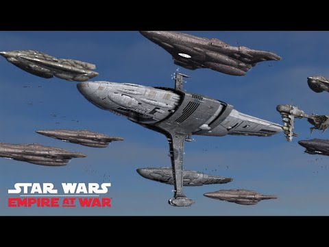 Rebel Fleet VS Imperial Fleet -  Star Wars Empire at War Remake 5.0
