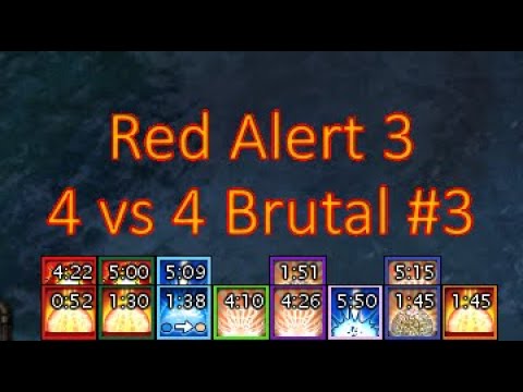 Red Alert 3 - 4v4 Brutal - Magmageddon