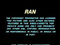 Original VHS Opening And Closing To Ran UK VHS Tape