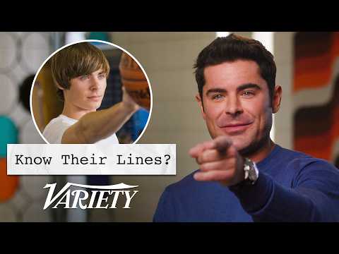 Does Zac Efron Know Lines From His Most Famous Movies?