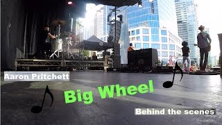 Drumming for Aaron Pritchett- Big Wheel LIVE behind the scenes