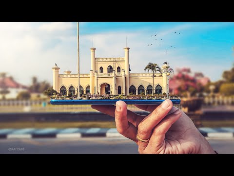 Neon Glow Effect Portrait Photoshop Tutorial