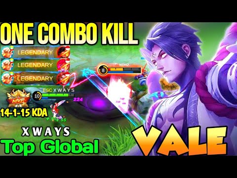 VALE BEST BUILD IN 2021 | TOP GLOBAL VALE X W A Y S - MOBILE LEGENDS