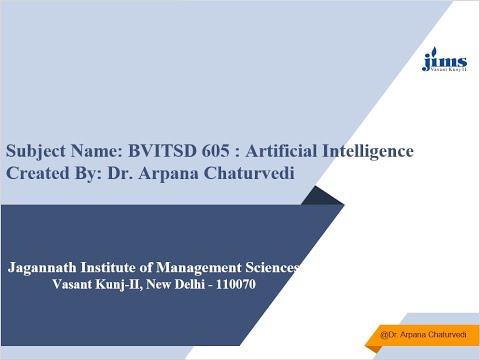 BVITSD 605  Artificial Intelligence  Unit 4 Part 1 Learning Models- Dr. Arpana Chaturvedi