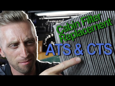 Cadillac CTS or ATS Cabin Air Filter Replacement | 3rd Gen 2014-2019 CTS