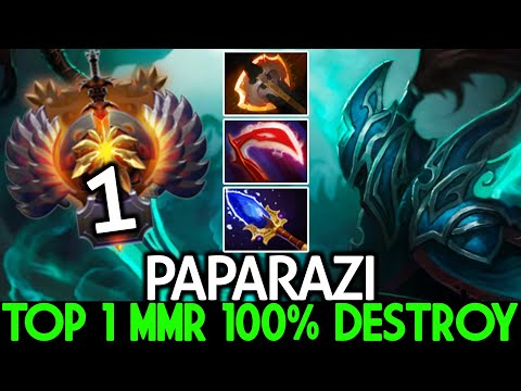 PAPARAZI [Phantom Assassin] Top 1 MMR China Carry The Game Dota 2