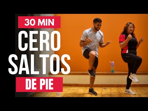 Quema grasa en casa totalmente de pie, sin saltos sin impacto y SIN REPETIR ejercicios 🔥 30 minutos