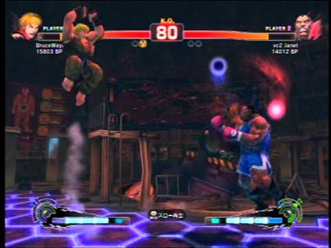 SSF 4 Ranked - vc2 Janet(Boxer) VS BruceWayneRuny(Ken) 2010.12.17