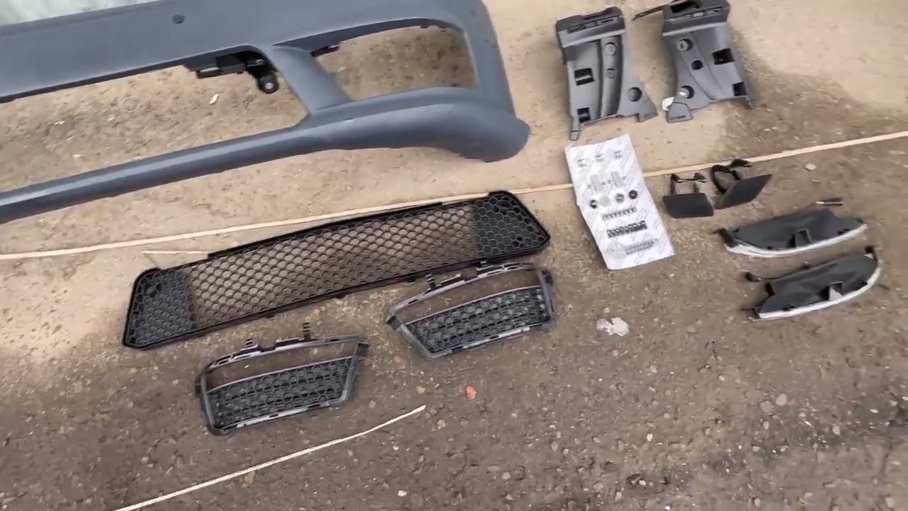 Передній бампер в зібраному вигляді AMG S65 Video 1