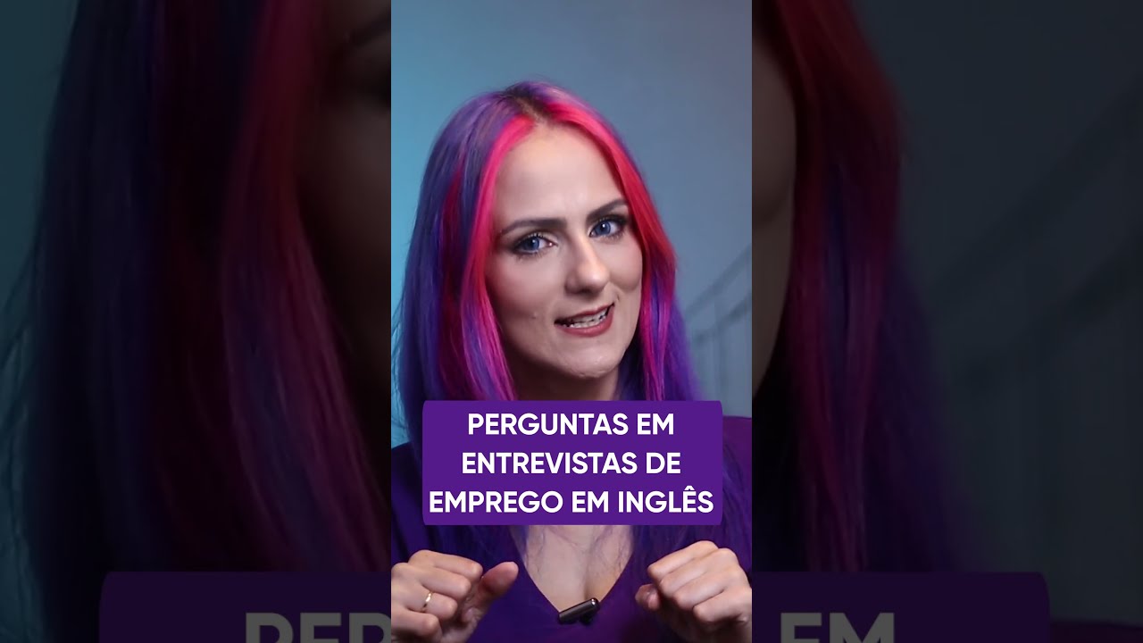 ENTREVISTA DE EMPREGO EM INGLÊS 😬 | Teacher Elza