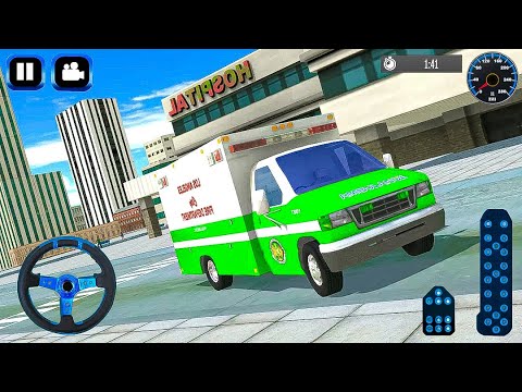 Police Ambulance Van Driving - 911 Rescue Emergency Simulator - 2021 Android Gameplay