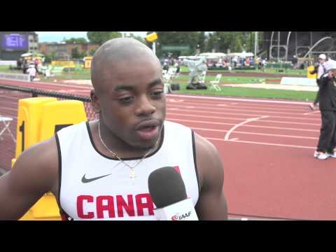 IAAF World Junior Championships 2014 - Andre AZONWANNA CAN 200m Men Round 4