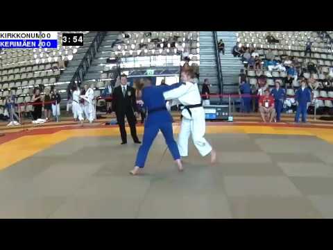 Judon naisten joukkue-SM 2017: +63: KIRKKONUMMEN JS - KERIMÄEN JUDONOKO