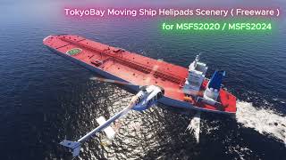 Tokyo Bay Moving Ship Helipads V2 video