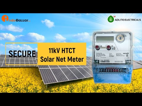 Three dhbvn 11kv solar uni-directional secure meter