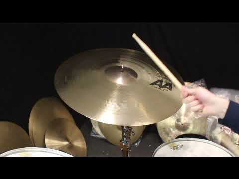 Sabian 21" AA Raw Bell Dry Ride Brilliant - 2909g (video demo) image 2