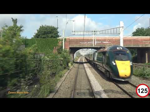London Paddington to Hereford train Cab Ride - 4K - Updated version