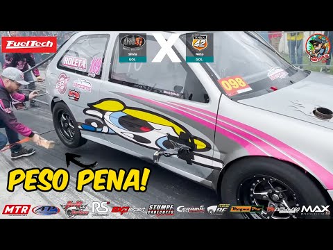 Peso pena? Chevette vs Saveiro e  Gol G4 da Silvia...! Vídeo #11/40