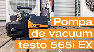 Pompa de vacuum inteligenta certificata ATEX testo 565i pentru evacuari automate