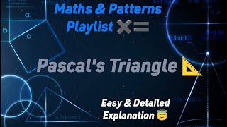 📐Generating Pascal's Triangle: Unveiling the Binomial Pattern! 📐 | Bit By Bit | Maths & Patterns | 1