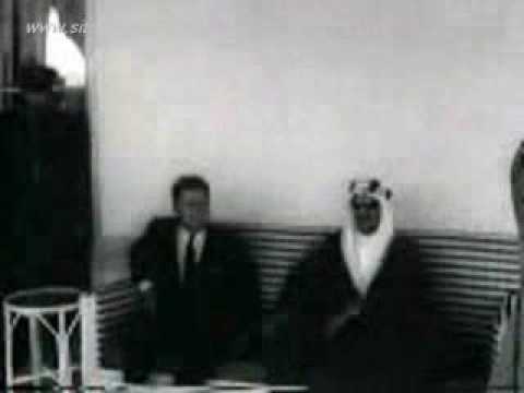 January 27, 1962 - President John F. Kennedy visits King Saud in West Palm Beach, Florida