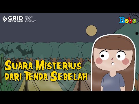 Cerita Misteri - Suara Misterius dari Tenda Sebelah - Animasi Misteri