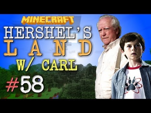 Hershel's Land Pt58 w/ The REAL Carl, Nova, and Danz (Minecraft)