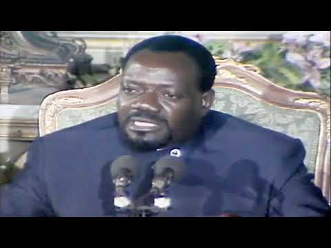 Dr. Jonas Savimbi em Bissece [31/05/1991]