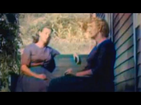 Jean and Edna Ritchie sing traditional ballad "The Four Marys" (1966) [restored video and audio]