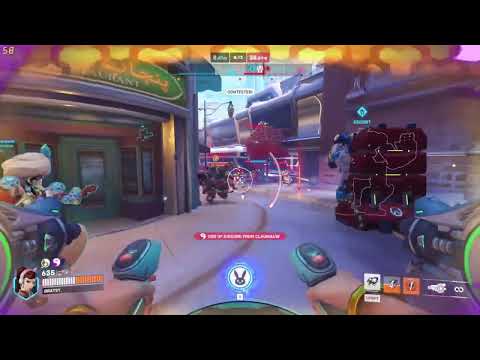 Mei makes diva cry with ice wall