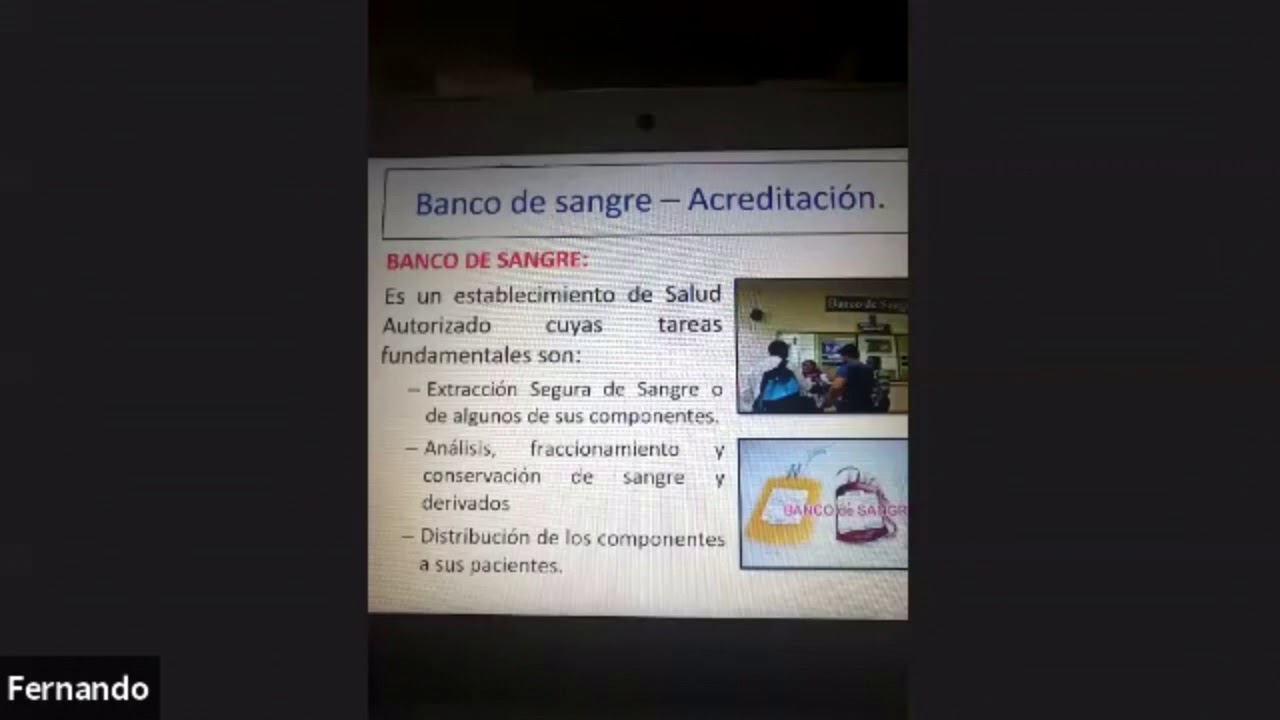 CURSO NACIONAL "HEMOTERAPIA, INMUNOHEMATOLOGÍA Y BANCO DE SANGRE"