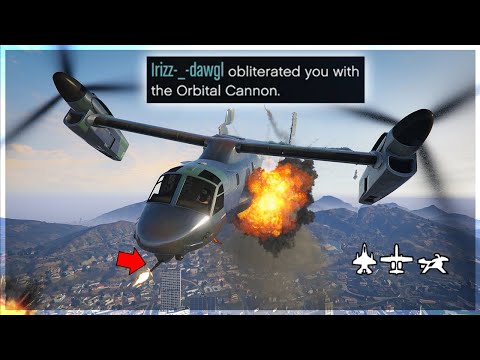 Trolling Tryhards With The UPDATED Avenger on GTA Online!!!