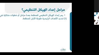 كورس بناء الهيكل التنظيمي والأوصاف الوظيفية 2026