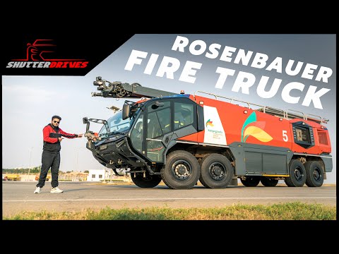 Rosenbauer Panther 8x8 Fire Truck | Bengaluru Airport | Aircraft Fire Fighting