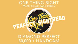 Cover art for one thing right