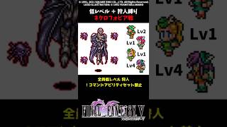 FF5 狩人でネクロフォビア 低Lv FINAL FANTASY V SFC版 job unification & Low-Level Run VS Necrophobe