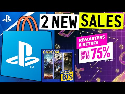 2 NEW PSN SALES Live Now! Retro & Remasters + Capcom PSN Sales Cheap PS4/PS5 DEALS (PSN Deals 2023)