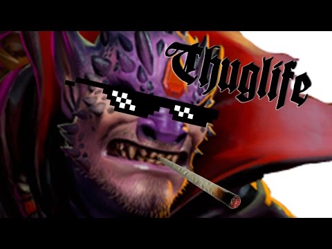 Dota 2 - DAGON + FINGER OF DEATH = THUG LIFE!!! (Lion) #8