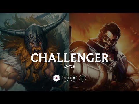 KR Challenger match 203: Super Olaf vs Super Graves