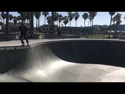 Jesse Martinez ripping at 55 - Venice beach