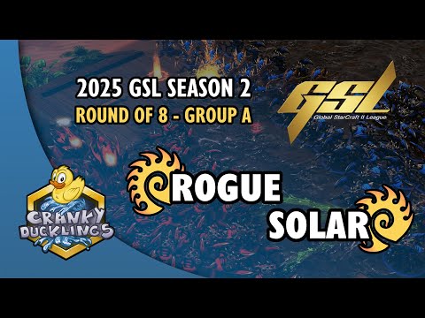 Rogue vs Solar - ZvZ | 2025 GSL Season 2: Round of 8 - Group A | StarCraft 2 Tournament