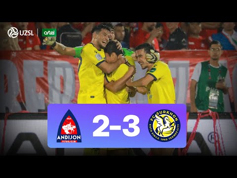 Superliga 16-tur. Andijon - Surxon o'yinida kiritilgan gollar va xavfli vaziyatlar (Highlights)
