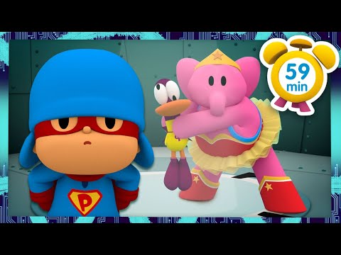 💪  POCOYO ITALIANO- Il Giorno degli Eroi [59 min] | VIDEO e CARTONI ANIMATI per bambini