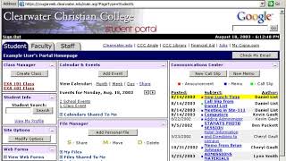 Staff-Students CougarWeb Training Video - 2003